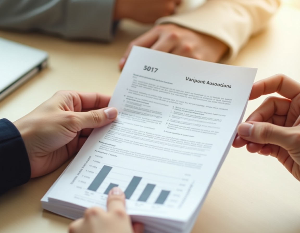 Visualisation de données financières sur tablette, interface sobre bleu et blanc